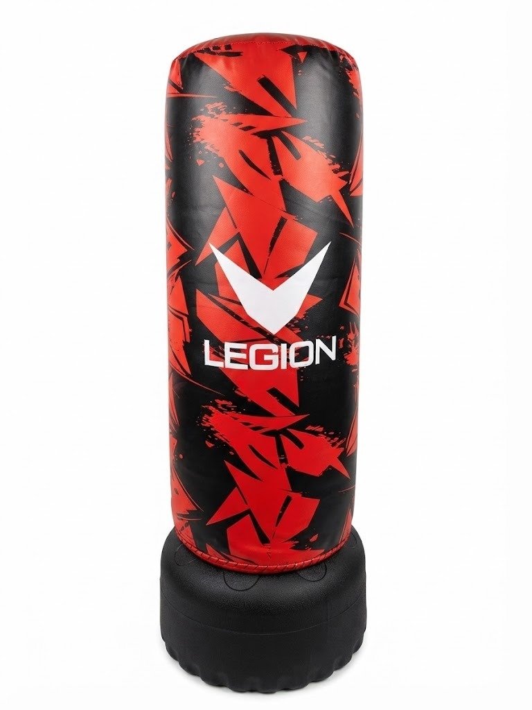 SACO DE BOXEO LEGION CON BASE DE PISO 170 X178 CMR