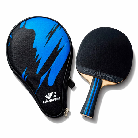 RAQUETA-DE-PING-PONG-KUANGFENG-ESTUCHE-AZUL-NEGRO