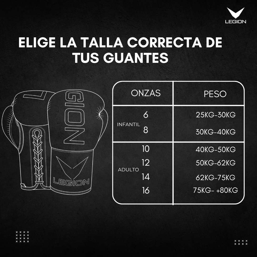 ESENCIAL GUANTES DE BOXEO LEGI0N NEGRO - Imagen 5